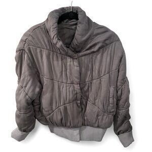 YFB Women's Gray Puffer Jacket S/M